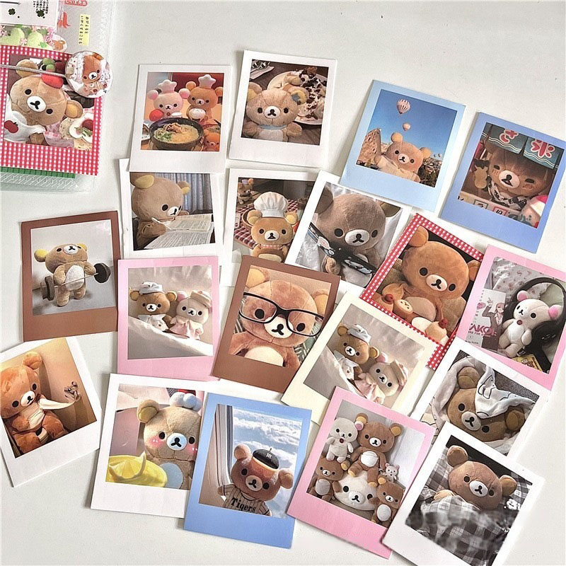 Vintage Collectible Bears - بطاقات ملاحظات لطيفة على شكل دب