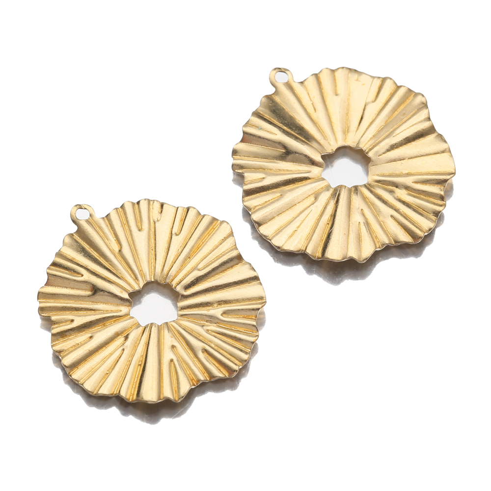 Vintage Collectible Item - 20 قطعة/الوحدة النحاس الشمس الزهور Charms