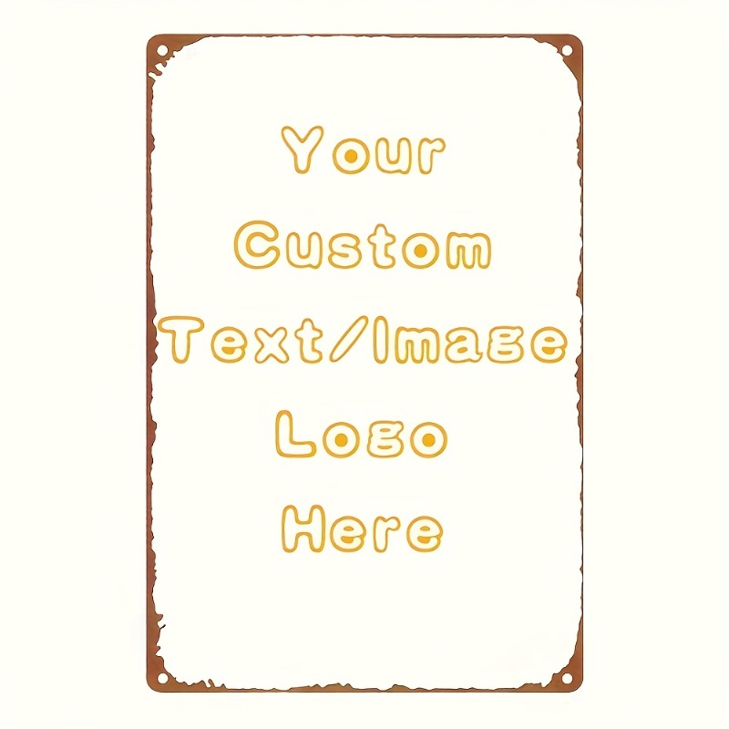 لافتة معدنية مستطيلة مخصصة للت - مراجعة Vintage Collectible Signs وسعره
