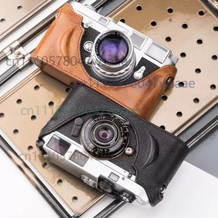 حقيبة كاميرا جلدية مع غطاء حما - مراجعة Camera Leather Case وسعره