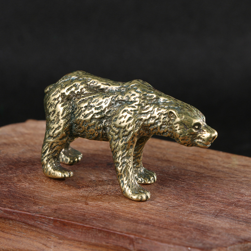 تمثال دب صيني عتيق من النحاس ا - مراجعة Vintage Collectible Bears وسعره