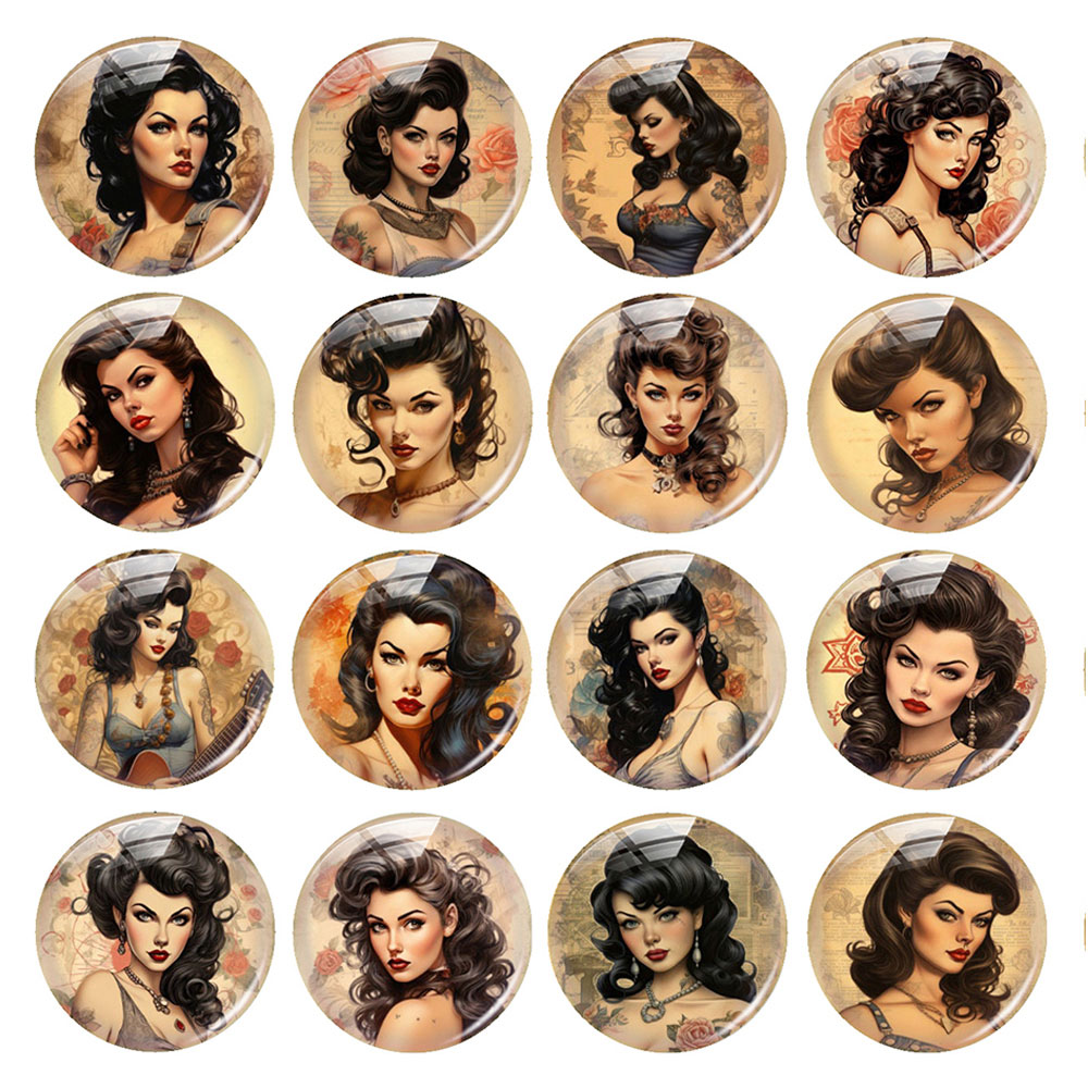 كابوشون زجاجي مسطح الظهر بتصمي - مراجعة Vintage Collectible Item وسعره