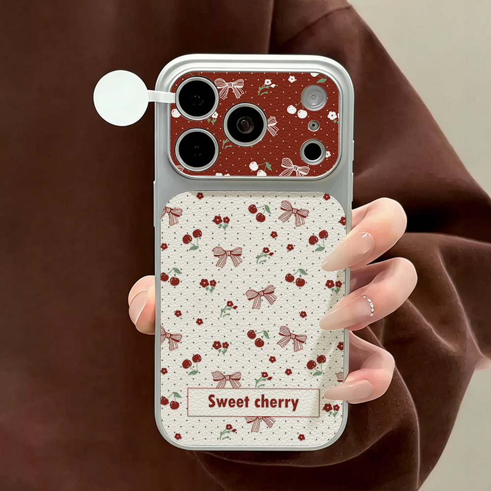 جراب هاتف جلدي بتصميم فيونكة ا - مراجعة Camera Leather Case وسعره