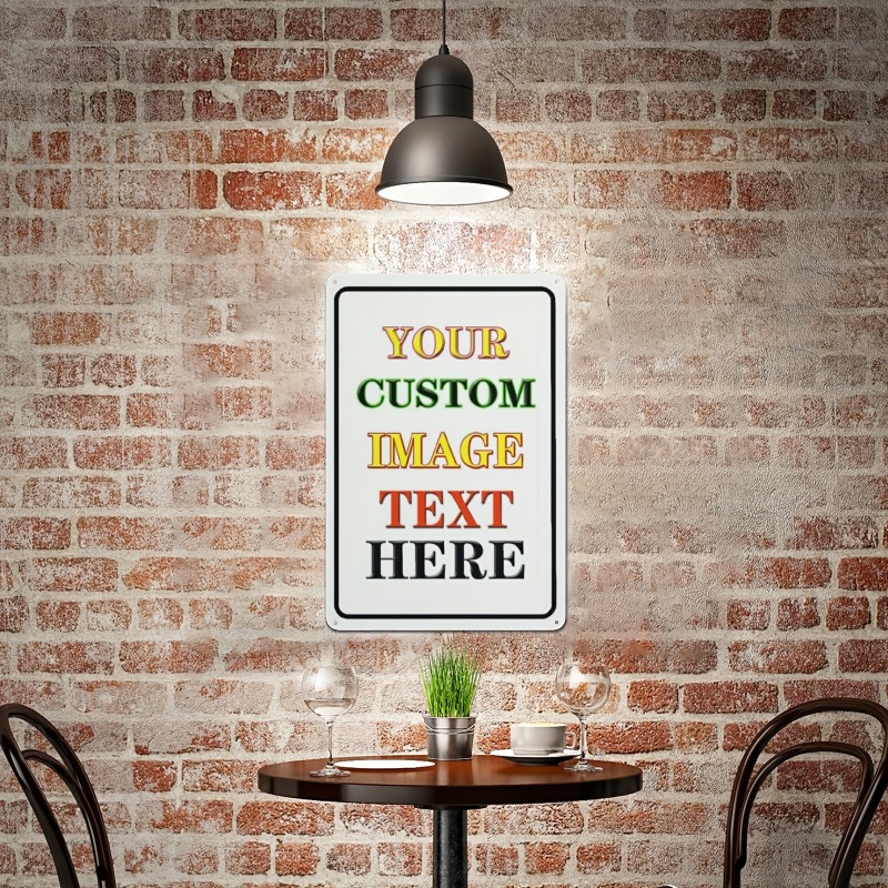 لوحة حديدية مستطيلة مخصصة بصور - مراجعة Vintage Collectible Signs وسعره