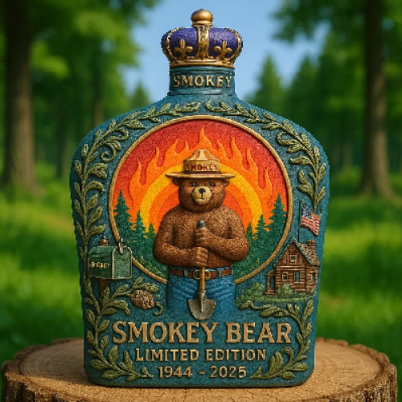 قارورة ويسكي سموكي بير للوقاية - مراجعة Vintage Collectible Bears وسعره