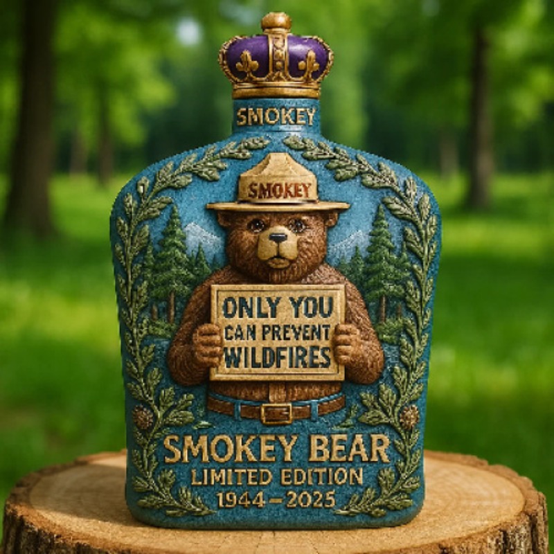 قارورة ويسكي سموكي بير للوقاية - مراجعة Vintage Collectible Bears وسعره
