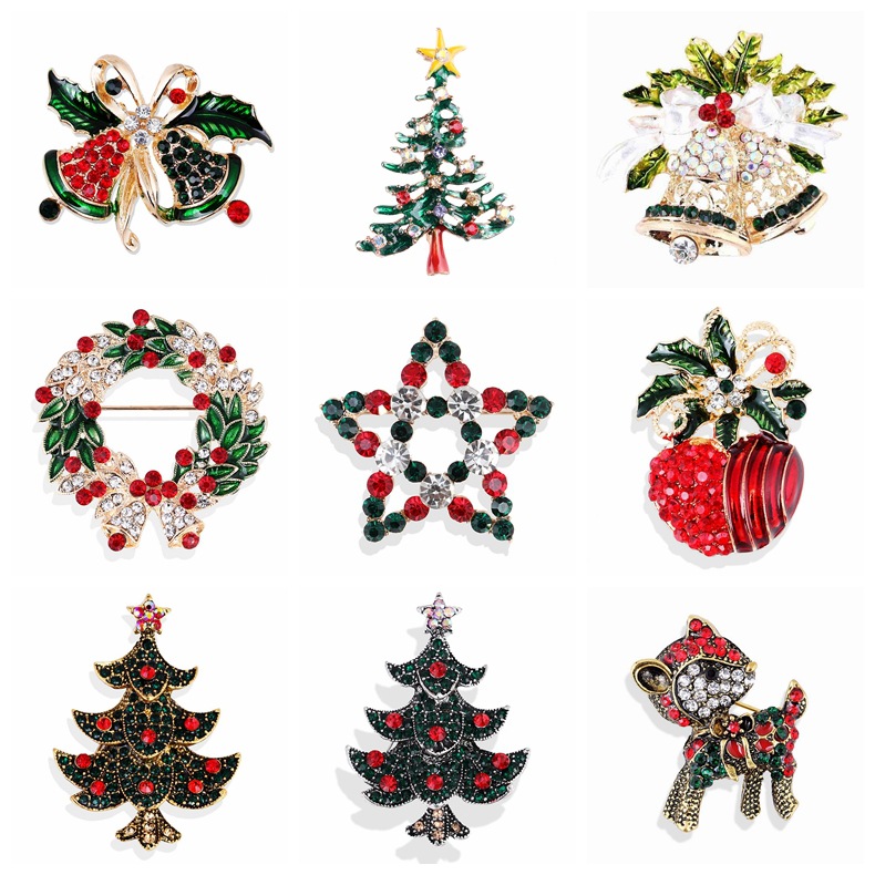 مجموعة دبابيس الكريسماس الكلاس - مراجعة Vintage Collectible Pins وسعره