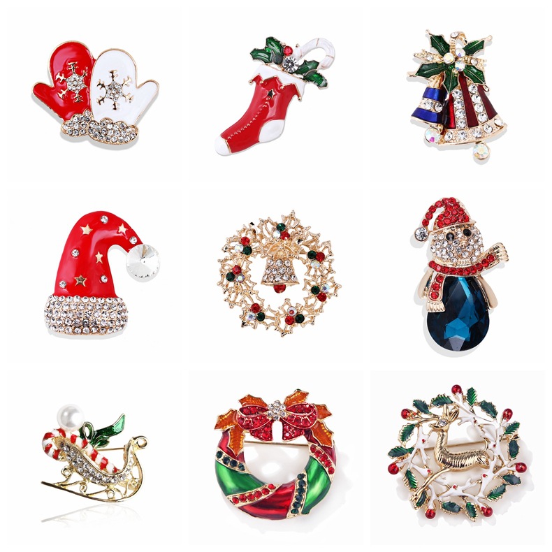 مجموعة دبابيس الكريسماس الكلاس - مراجعة Vintage Collectible Pins وسعره