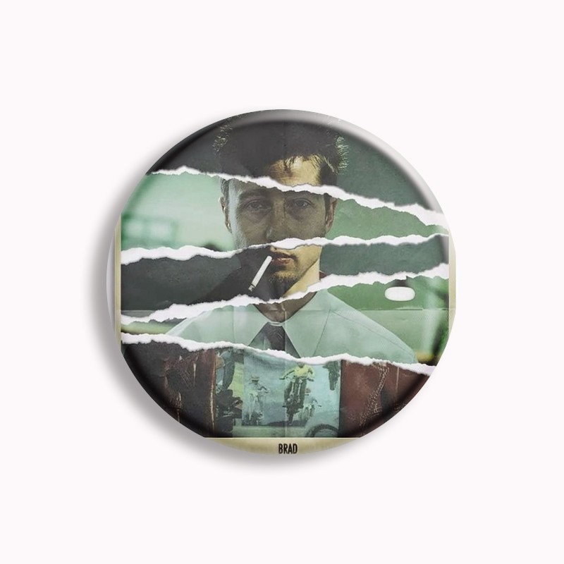 دبوس زر صابون نادي قتال الأفلا - مراجعة Vintage Collectible Pins وسعره