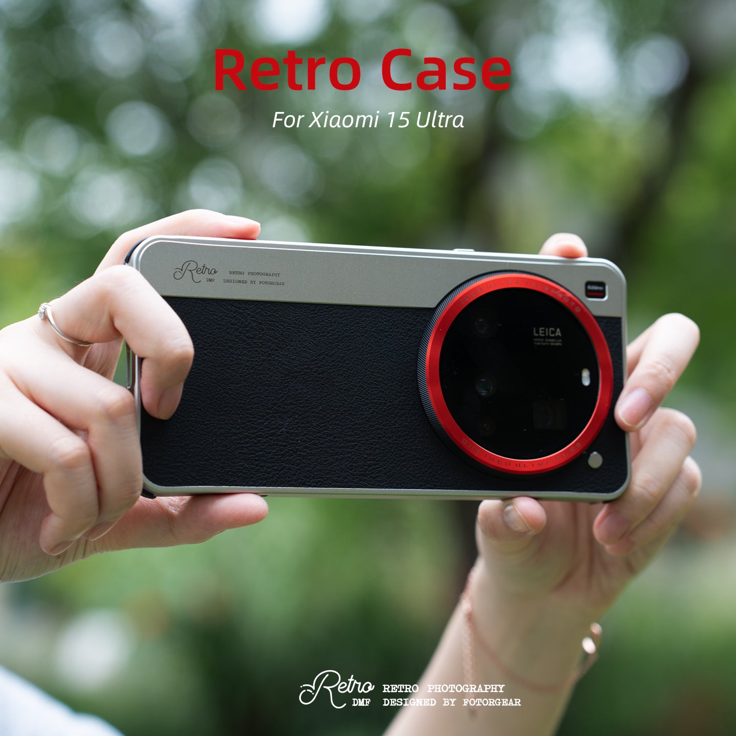 غطاء هاتف ميكانيكي ريترو من فو - مراجعة Camera Leather Case وسعره