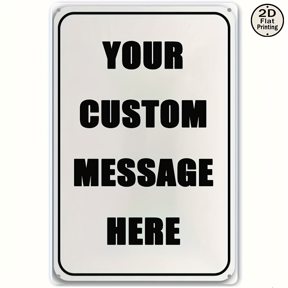 لافتة معدنية مخصصة بتصميمك الخ - مراجعة Vintage Collectible Signs وسعره