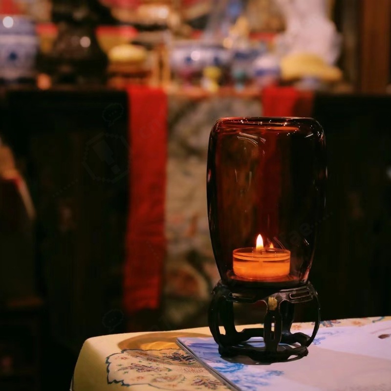 حامل شموع زجاجي بتصميم عتيق، إ - مراجعة Vintage Collectible Glass وسعره
