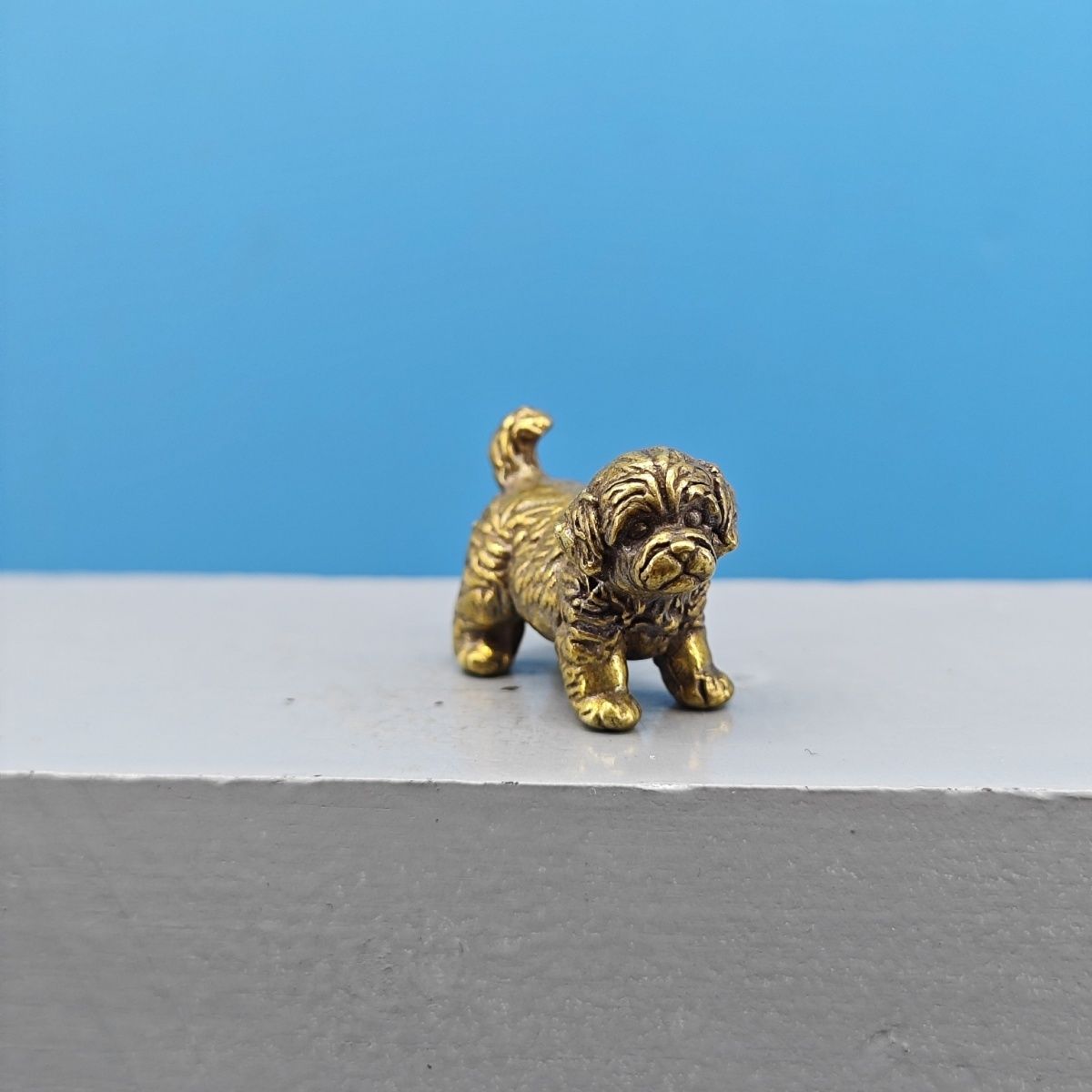 تمثال كلب نحاسي صغير، تمثال بو - مراجعة Vintage Collectible Bears وسعره
