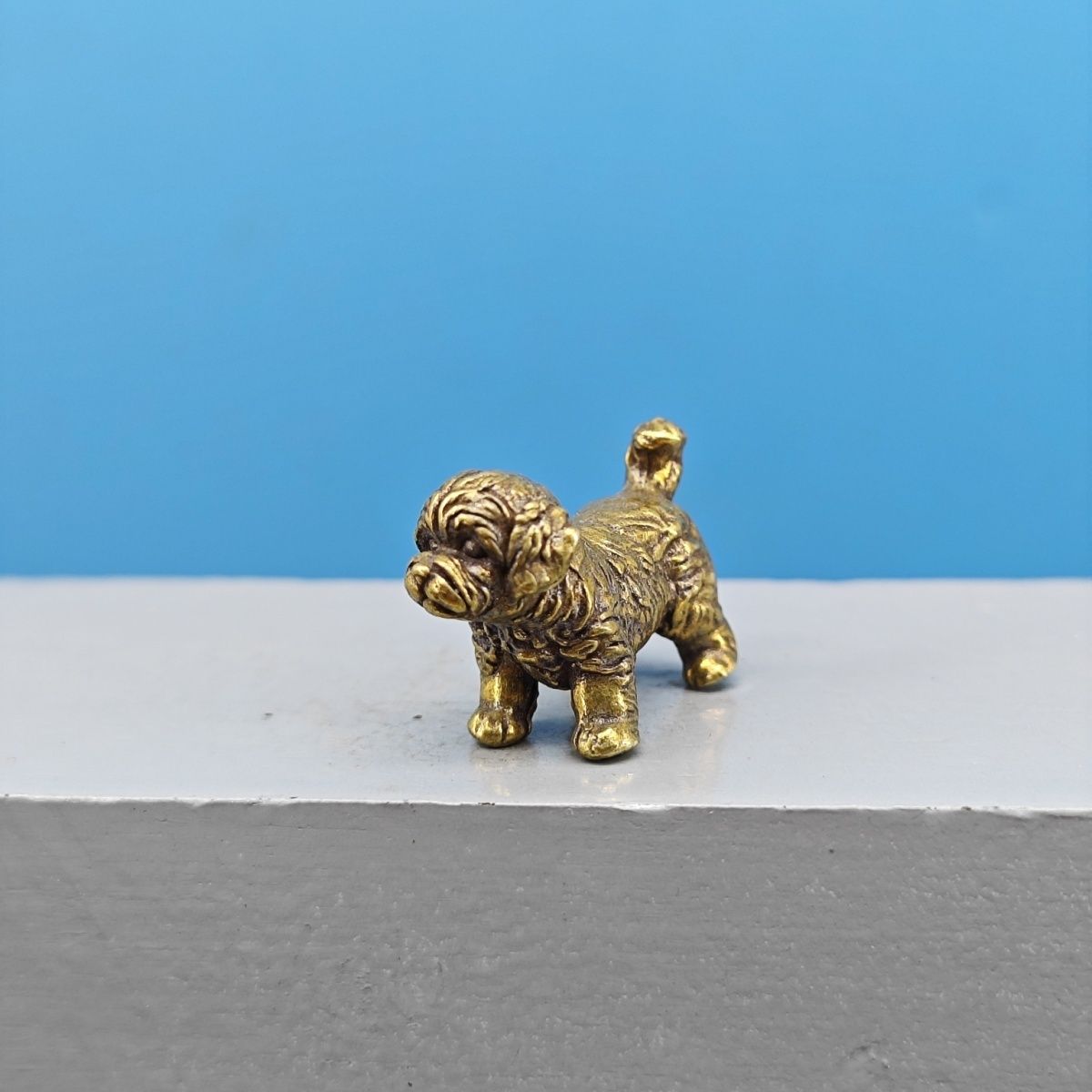 تمثال كلب نحاسي صغير، تمثال بو - مراجعة Vintage Collectible Bears وسعره