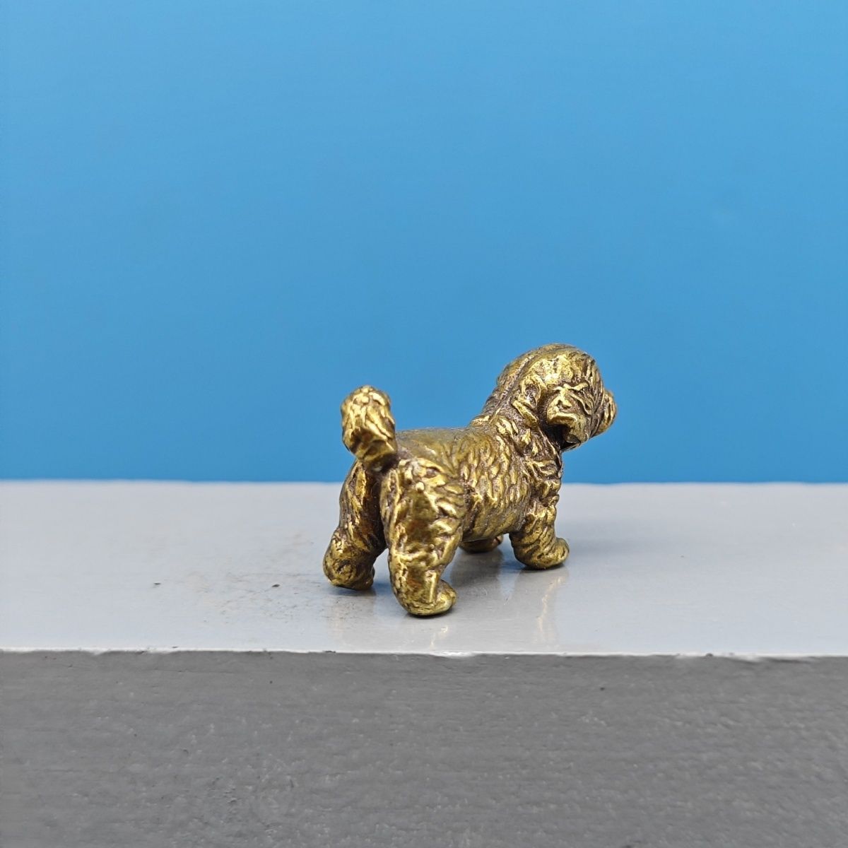 تمثال كلب نحاسي صغير، تمثال بو - مراجعة Vintage Collectible Bears وسعره